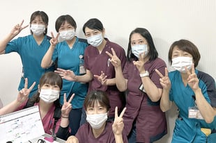 看護師の集合写真