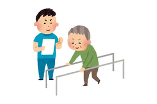 機能訓練の様子イラスト