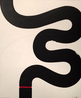 HEBIHANABI 17    606mm×727mm  F20   Acrylic   2016