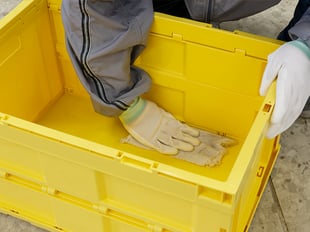 コンテナ ガチャパン オリコン 折りたたみコンテナ 三甲 サンコー 岐阜プラスチック セキスイ 折りコン 省力化 自動組立機 自動機 作業改善 簡単操作 作業効率化 設置スペース 小型 スピードアップ 負担軽減 梱包機 包装機 半自動 ピッキング 物流センター プロセスセンター メーカー 安価 コンパクト 手動 組み立て 組立 組み立て機 業務の効率化 中洲電機株式会