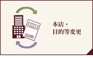 本店・目的等変更へのボタン