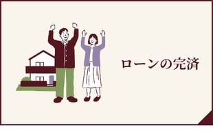 ローンの完済へのボタン