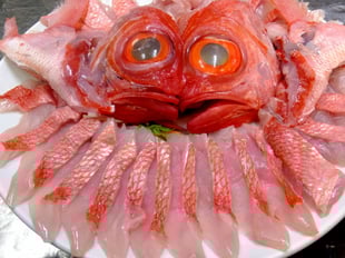 伊豆下田産地金目鯛の姿盛り