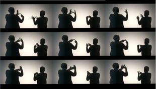 British Sign Language art @ Shape Open 2017