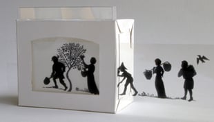 Mini shadow theatre kit - make your own animations