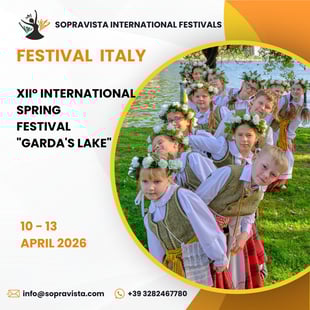 International folklore groups performing at Lake Garda Festival