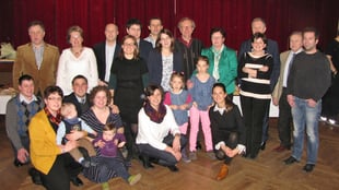 Zu seinem runden Geburtstagsfest kamen auch viele Verwandte aus Kirchberg am Wagram (und Umgebung).