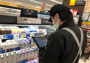 ＡＩを活用した需要予測をタブレットで確認