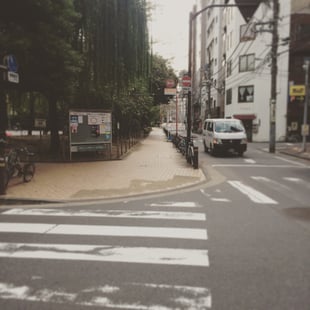 直進すると左手に公園が見えてきますのでそのままお進みください。