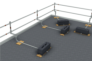 Flachdach-Absturzsicherung