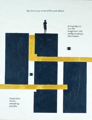 Time Line 13 F6 318mm×410mm   Acrylic 2014