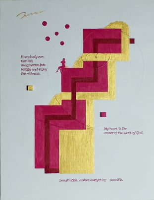 Time Line 23  F6 318mm×410mm   Acrylic 2015