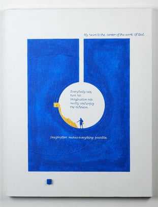 Time Line 8 F6 318mm×410mm   Acrylic 2014