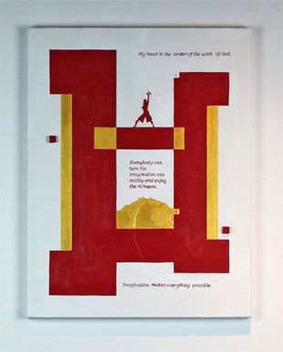 Time Line 11 F6 318mm×410mm   Acrylic 2014