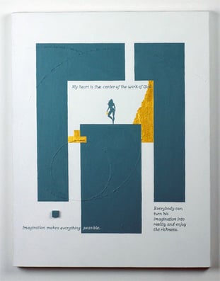 Time Line 9 F6 318mm×410mm   Acrylic 2014