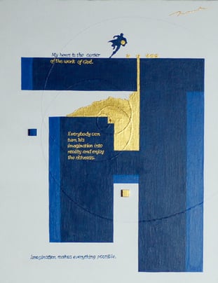 Time Line 19 F6 318mm×410mm   Acrylic 2015