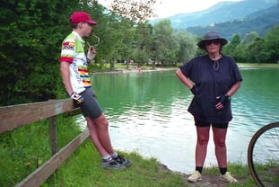 an diesem kleinen Badesee wären wir gerne geblieben 