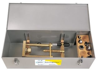 Druckluftmotore, Antriebe, Anbohrmotore, Anbohrmaschinen, Bohrmaschinen, Anbohrgeräte, Anbohrständer, Perfekt 3, Gasleitungen anbohren, Wasserleitungen anbohren, Fräser, Zentrierbohrer, Lochfräser, Sägekranzfräser