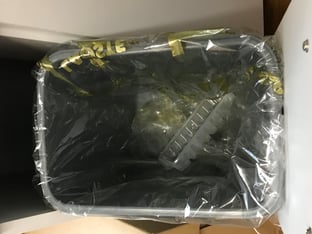 プラ容器などの資源の分別用にセットしました