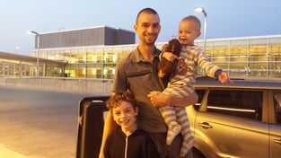 Sam Ehlers about to fly to France for Paris-Brest-Paris 2015 Randonneur