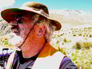 Claus Unterbuchberger auf dem Altiplano