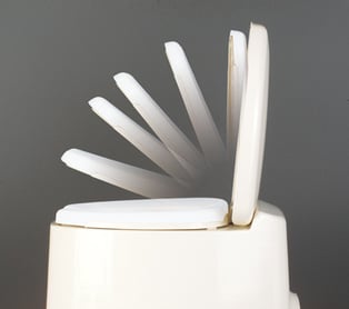 ゆっくりしまる上フタ