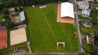 Aargauischer Musiktag Rohrdorf 2024, 3. Juni 2024, Aufbau