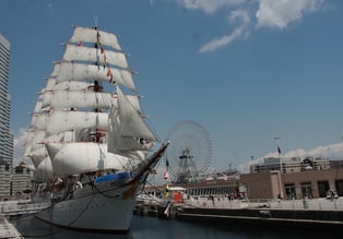 帆船日本丸と横浜みなと博物館