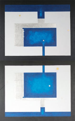 Body & Image 14  652mm×1060mm  (652mm×530mm each)  F15×2  Acrylic 2014