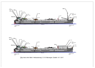 Seitenansicht mit Höhenprofil ohne und mit dem TARTLER-Zelt über dem Biergarten