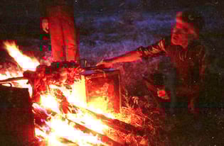 Arkhan war der Grillmeister an diesem Abend