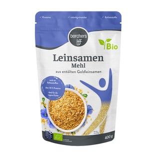 borchers Leinsamenmehl bio 400 g im Standbeutel