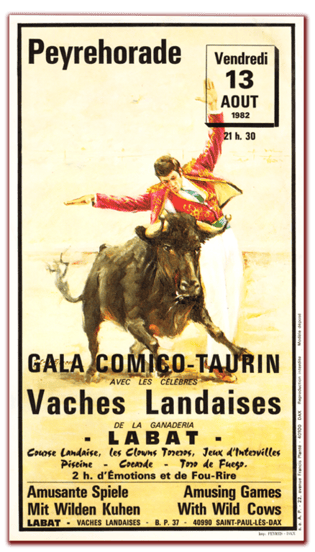 orthe, landes, aquitaine, peyrehorade, course landaise, ganaderia, sauteur, cordier, talanquère, vache