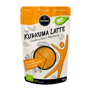 borchers Kurkuma Latte bio Standbeutel