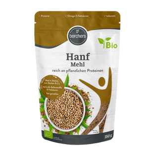 borchers Hanfmehl bio 400 g im Standbeutel