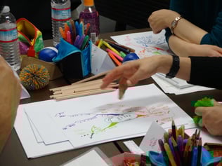 写真 「マインドマップ講座の様子」