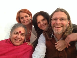 Vandana Shiva, Carmen Rodhain - de Wasseige, Michèle Couty, Fabien Rodhain