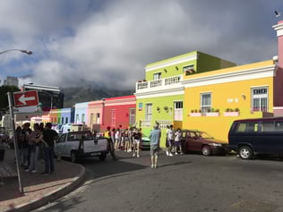 Cape Town city tour, Bo-Kaap colorful houses 