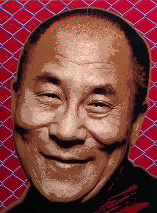 Stencilpassion - Schablonengraffiti Dalailama