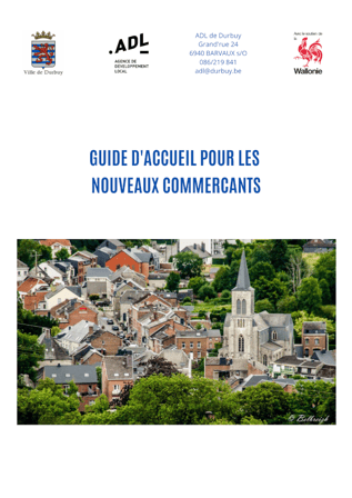 Guide d'Accueil pour les nouveaux commerçants