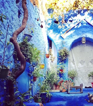 モロッコ旅行/シャウエン/フォトジェニックな街