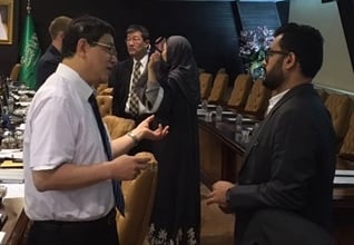 サウジ総合投資庁(SAGIA)にて懇談