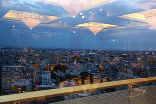 会場からの景色