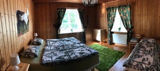 Schlafzimmer für zwei Personen + Zusatzbett
