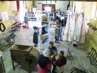 orthe, sorde, abbaye, grange aux dimes, pain, farine, blé, moulin, meule