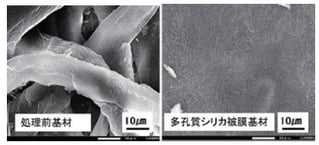 ▲顕微鏡で拡大したセルロース繊維