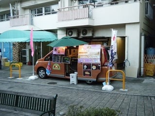 自由が丘で移動販売