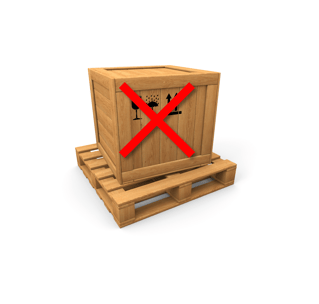 木枠だめイラスト