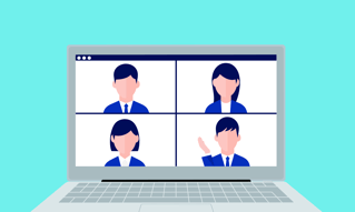 WEB会議イラスト