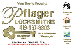 Pflager Locksmiths